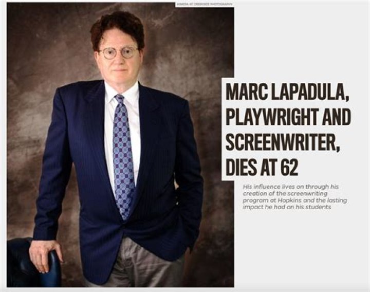 Marc Lapadula Obituary, What was Marc Lapadula Cause of Death?