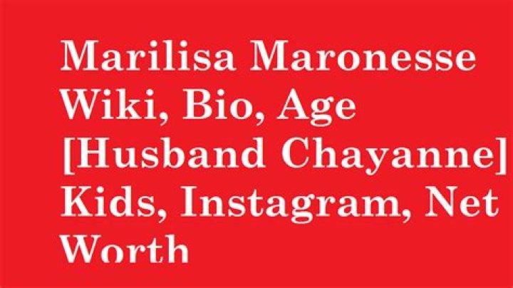 Marilisa Maronesse Height, Weight, Net Worth, Age, Birthday, Wikipedia, Who, Nationality, Biography